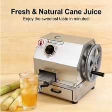 Commercial 3-Roller Hand Crank Sugarcane Press Juicer 150kg/h Output Easy Clean
