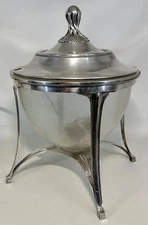 Art Krupp Berndorf Nouveau Jugendstil Silver Plate Alpaca Punch Bowl WMF Style