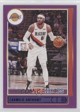 2021-22 Panini NBA Hoops Purple Carmelo Anthony #101 HOF 02v3