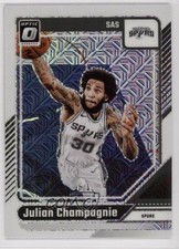 Julian Champagnie 2024-25 Donruss Optic Choice White Prizm #32 /48 Spurs 🔥