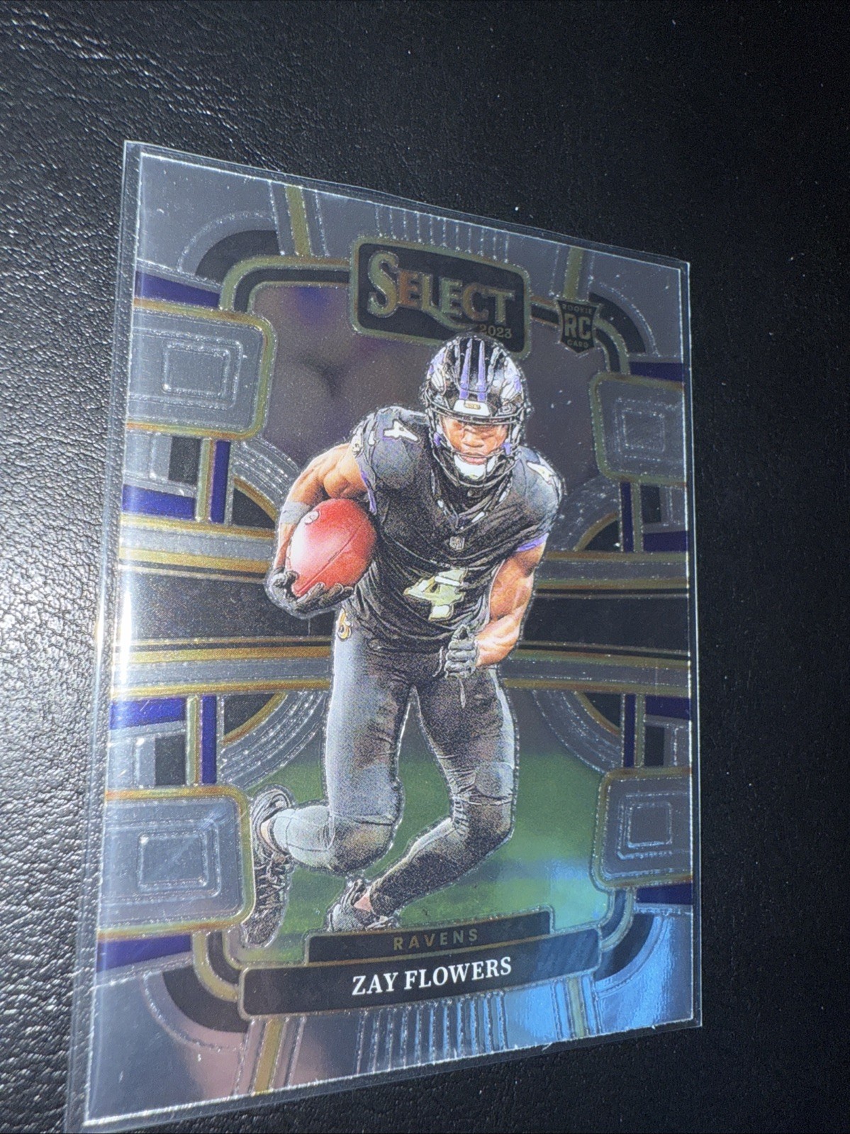 2023 Panini Select - Concourse Zay Flowers #8 Silver Prizm (RC)