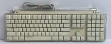 Vintage Genuine Apple Macintosh Pro Keyboard 109-keys USB White M7803