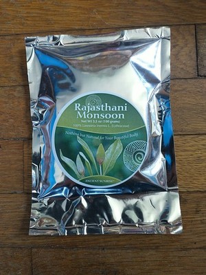 Ancient Sunrise Rajasthani Monsoon Henna 100g Sealed Pouch New