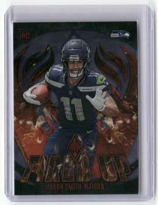 Jaxon Smith-Njigba 2023 Panini Phoenix Football Fired Up #FU-12 Rookie RC