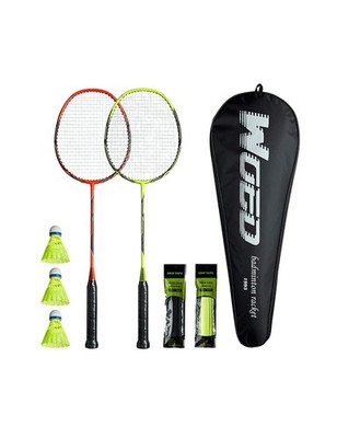 High-Performance Carbon Fiber Badminton Rackets for Backyard & Gym Play