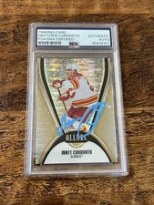Matt Coronato IP Signed UD Allure Card PSA DNA Coa Slab Flames Autographed