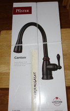 Pfister Canton Single 1 Handle Pull Down Sprayer Kitchen Faucet Tuscan Bronze