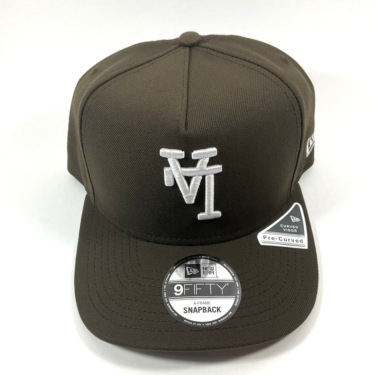 New Era Upside Down LA Dodgers Brown Mocha 9FIFTY A-Frame Snapback