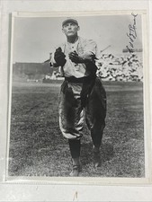 Edd Roush Signed 8x10 Photo Cincinnati Reds Hall of Famer G D
