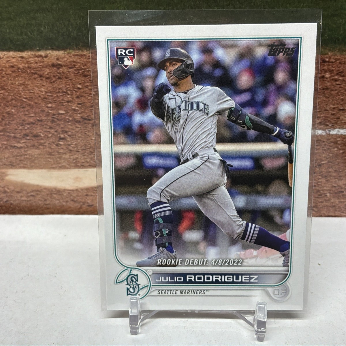 Julio Rodriguez RC 2022 Topps Gilded Collection #CGA-JR 013/199 