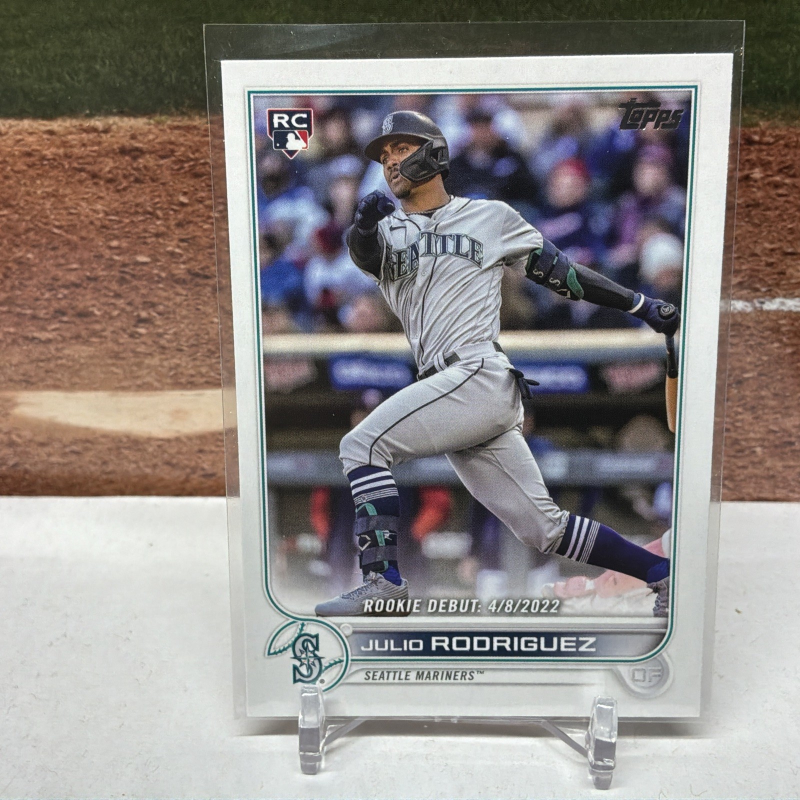 Julio Rodriguez #US97 Baseball Cards 2022 Topps Update trading card — raw and PSA graded price guide