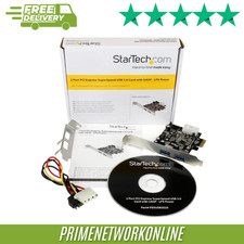 StarTech.com 2-Port PCI Express USB 3.0 Card with UASP 100% ORIGINAL ⭐⭐⭐⭐⭐