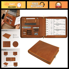 7-Ring Leather Checkbook Binder, 600 Checks C...