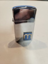 Nice Zippo Lighter 1972 advertising MESTA  with new flint