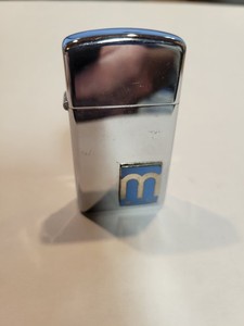 Nice Zippo Lighter 1972 advertising MESTA with new flint