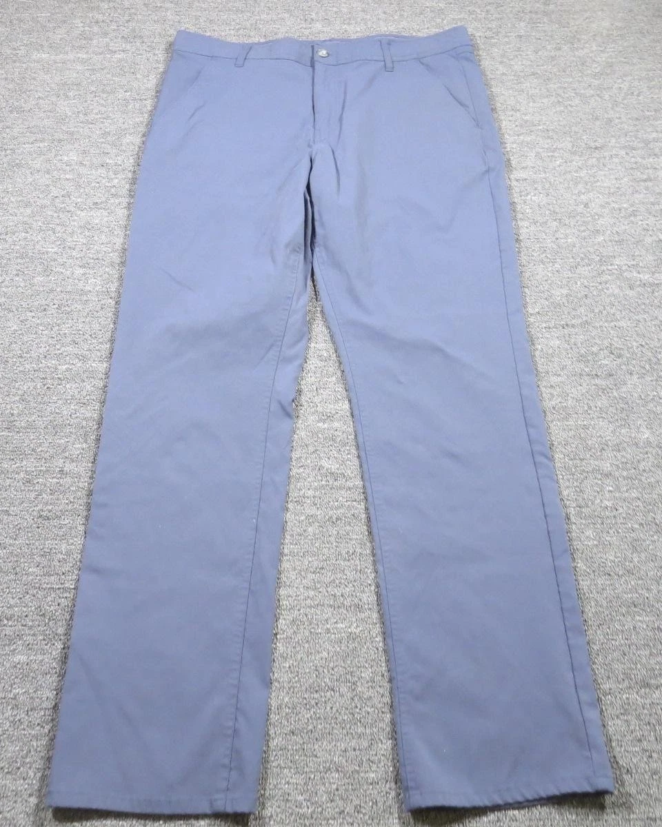 Weatherproof Vintage Pants Mens 38x32 Blue Regular Fit Stretch Chino Straight
