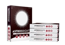 Astrobrights Imprimante Copie Papier 8,5 X 11 28Lb/105Gsm 97 Luminosité Blanc 5
