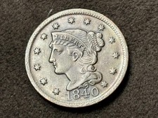1840 Large Cent Coin