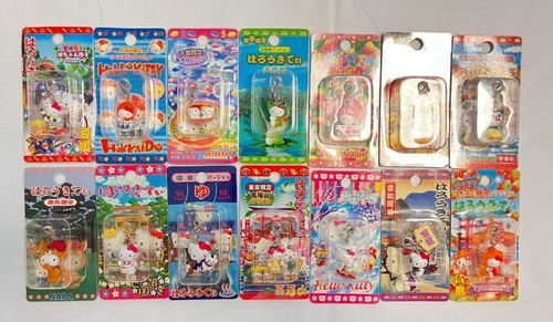 SANRIO Hello Kitty Gotochi Strap Lot of 14 Keychain Charm Japan Local 83960c