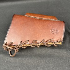 RLO Porte-coquille rehausseur de joues en cuir pour main gauche