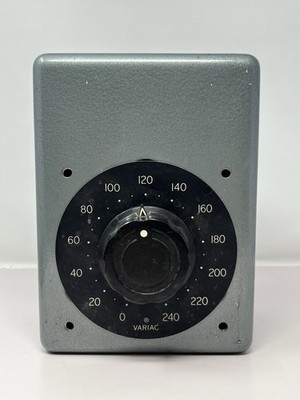 Vintage General Radio Variac Adjustable Autotransformer   UW Catalog Label
