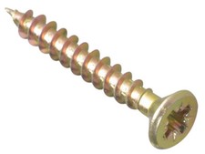 Image of Forgefix Multi-Purpose Pozi Compatible Screw CSK ST ZYP 4.5 x 35mm Box 200