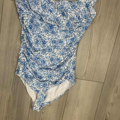 Albion The Savannah One Piece Floral Print Women’s Size Small Blue White - Picture 3 of 7
