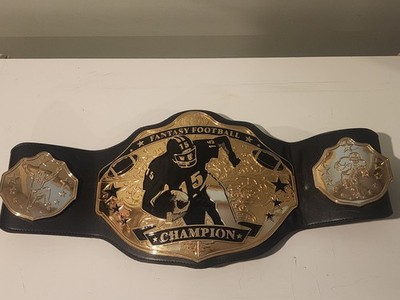 Fantasy Football Championship Belt Trophy - Stiff Arm Edition - Real Metal FFL