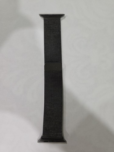 Genuine Apple Watch Milanese Loop Band 44mm Stainless Steel Strap Black