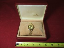 Rolex 18k Rose Gold Women’s President DateJust 6917 Wristwatch with Rolex Box! 22