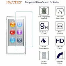   2X High-Quality Tempered Glass Screen Protective Film for iPod Nano 7th/8th Gen