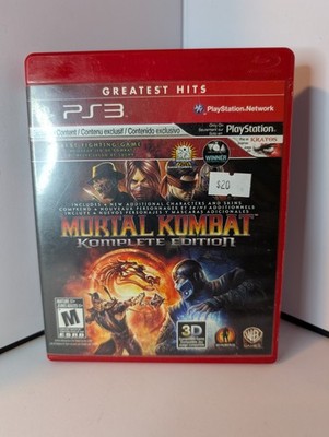 Mortal Kombat Komplete Edition Greatest Hits Sony PlayStation 3 PS3 Game CIB