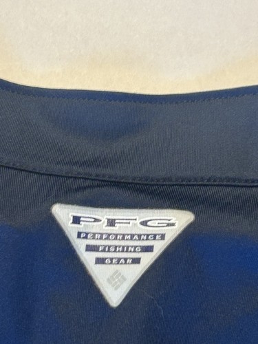 Columbia Sportswear PFG Terminal Tackle 1/4 Zip Long Sleeve Shirt Blue Size XL - 第 5/7 張圖片