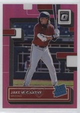 2022 Panini Donruss Optic Rated Rookie Pink Prizm Jake McCarthy #73 11ur
