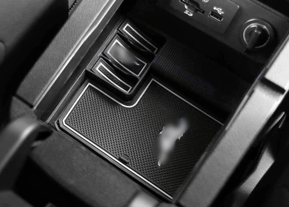 Alfombrilla antideslizante para puerta de coche consola revestimiento puerta ranura almohadilla para Ford Mustang 2015-21 Foto 3 de 4