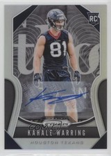 2019 Panini Prizm Rookies Silver Prizm Auto Kahale Warring #394 Auto wd9