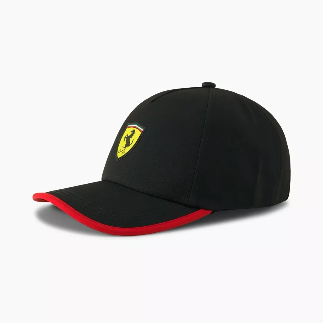 Puma Ferrari Race Baseball Cap Hat BLACK Official Licensed Fan
