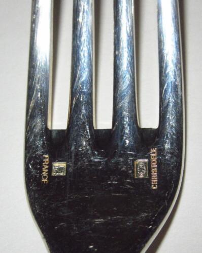Christofle Silverplate OCEANA Dinner Fork, Hallmarked, 8 1/8" - Picture 3 of 4