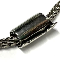 Authentic Trollbeads Big Scroll Charm 11332 (No Engraving), Sterling Silver, New