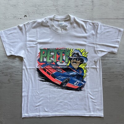 Vintage 80's NASCAR Richard Petty STP Racing Shirt Size Large L