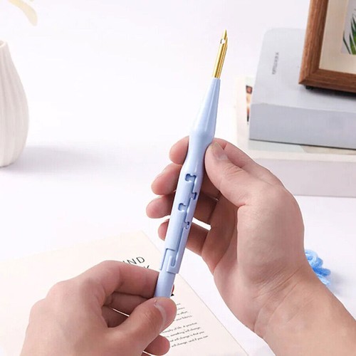 Embroidery Kit Punch Needle Stitching Needle Pen Weaving Knitting Sewing Tool - Picture 8 of 16