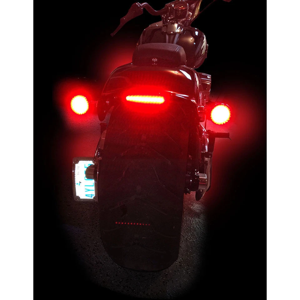 Barra de luz LED Dynamics personalizada funcionamiento para Harley Softail Breakout 2013-2018 Foto 2 de 2