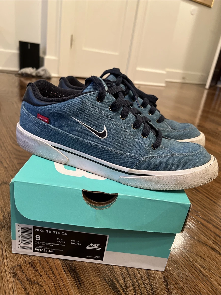 Zwart Sluier Resultaat Size 9 - Nike SB GTS QS x Supreme Denim | eBay