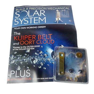 Eaglemoss Build A Solar System Orrery Spare Part - Issue 36 (Neptune) - Brass, Unassembled Model Kit Piece