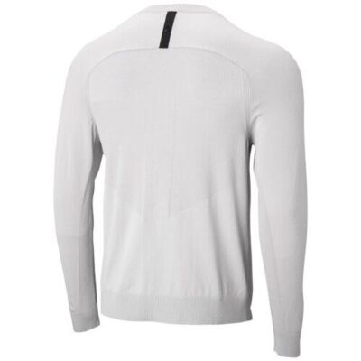 Size L-Tall Nike Tiger Woods Men's Knit Golf Sweater Light Smoke