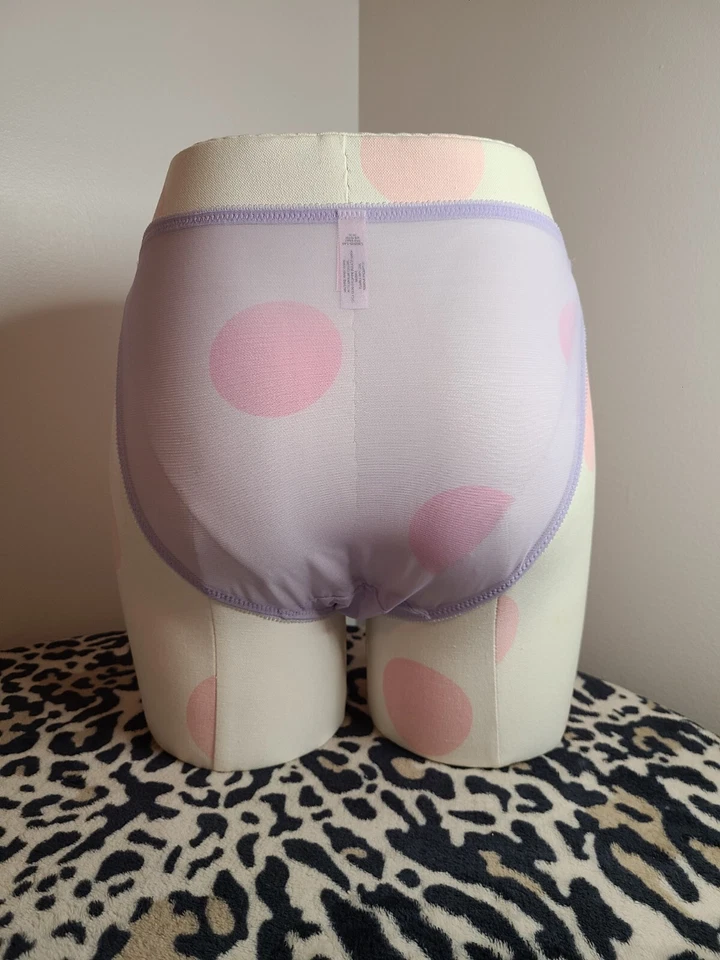 全新 复古 Victoria's Secret Desire 蕾丝绳比基尼内裤 M — 第 3/4 张图片