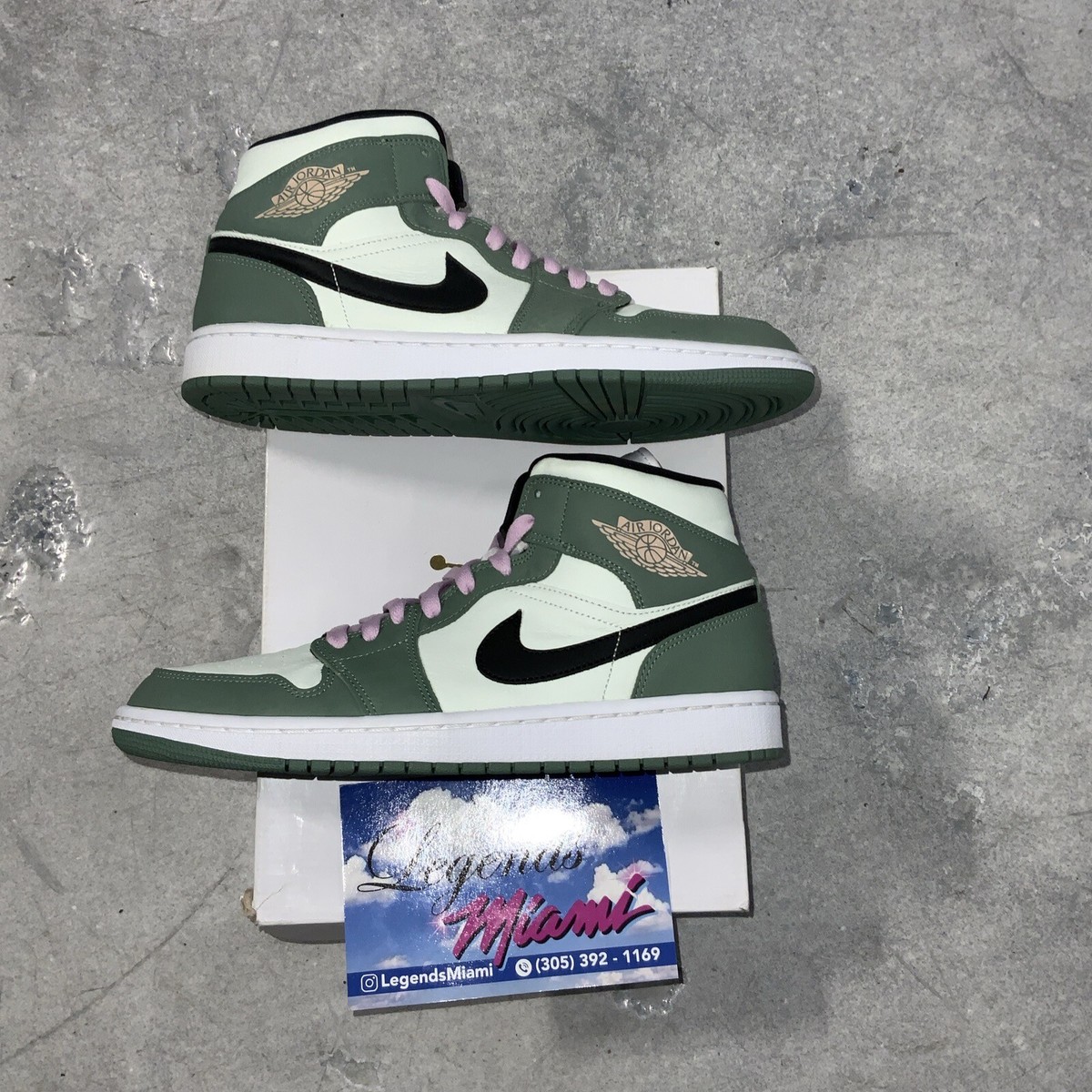 スニーカー Jordan 1 Mid Dutch Green (W) Air Jordan 1 Mid Dutch Green Size 10.5 W / 9 M Brand New | eBay
