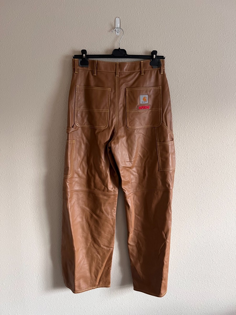 Marni Carhartt WIP Leather Chore Jacket and Single Knee Marni Carhartt WIP Leather Chore Jacket and Single Knee