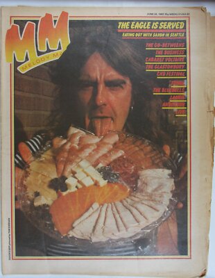 UK Melody Maker Magazine 26.June 1982 Saxon Go-Betweens Business Cabaret Voltair