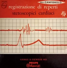 45 GIRI INTROVABILE REGISTRAZIONE REPERTI STETOSCOPICI CARDIACI PHILIPS RECORDIL